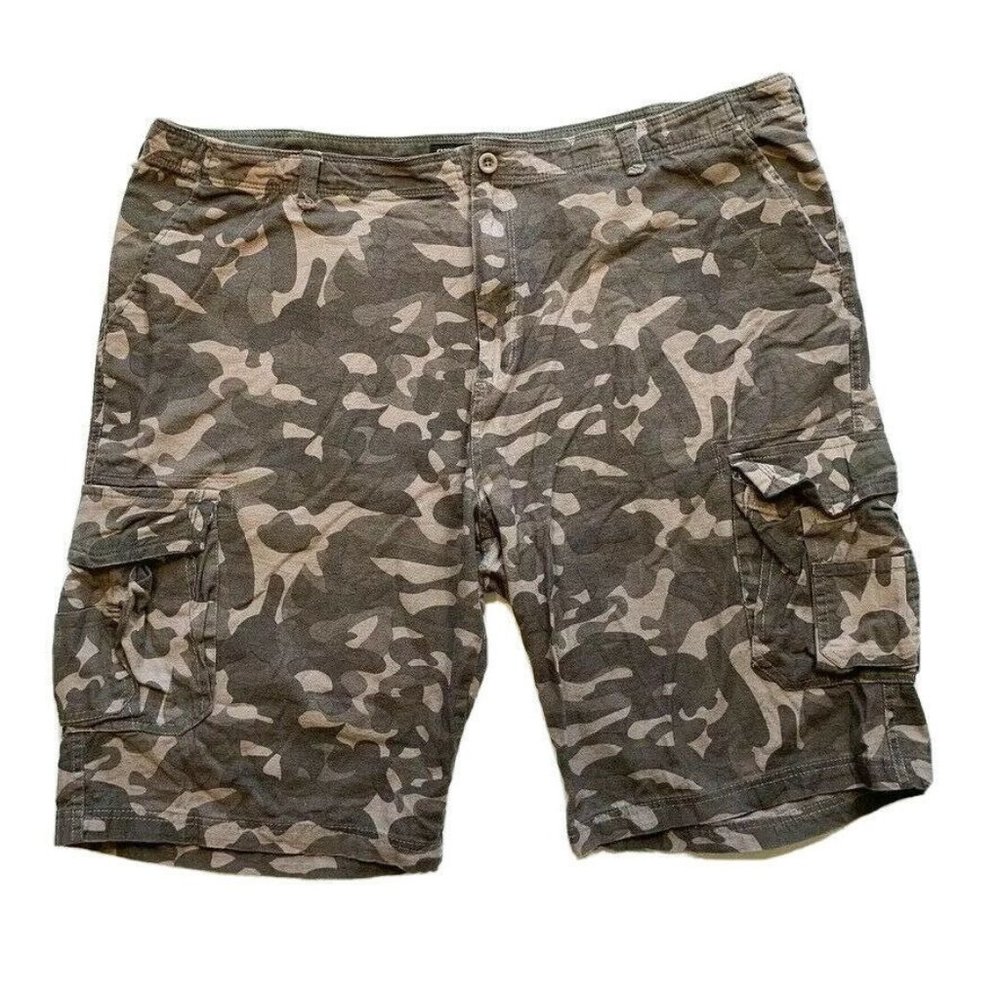 Swiss Cross Camo Cargo Shorts Mens 44 Relaxed Camouflage Hunting Outdoor Summer‎